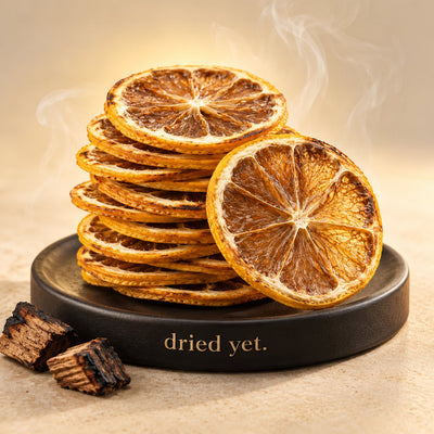 Dried Yet. smoked lemon slices, the garnish for the Smoked Lemon Paloma