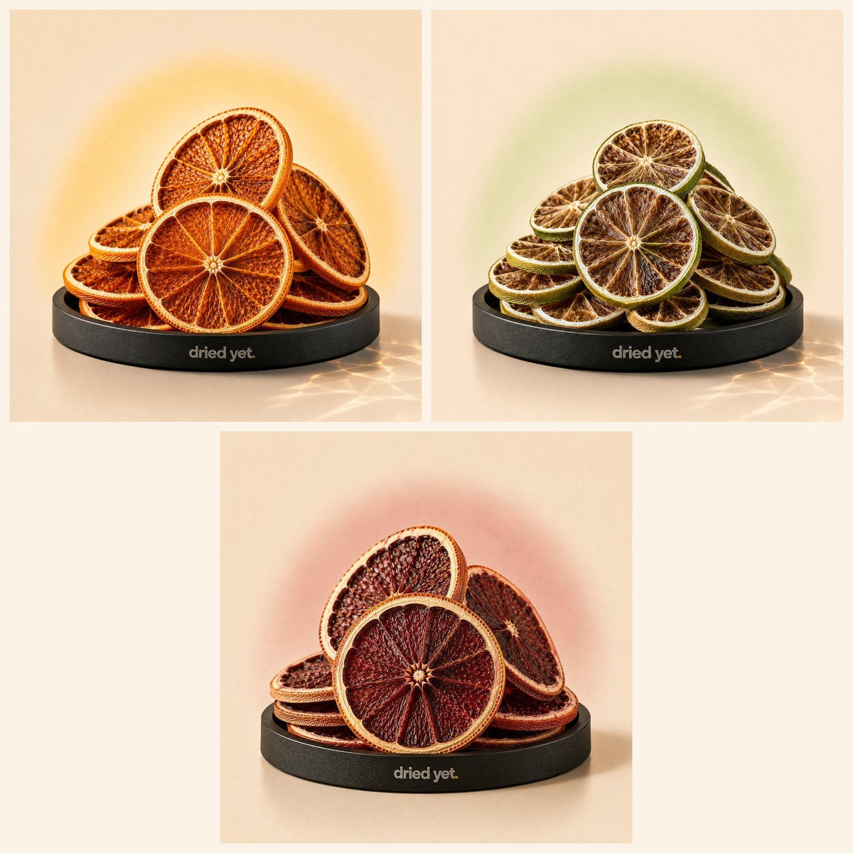 The Entertainer Box: dried orange, lime and blood orange slices